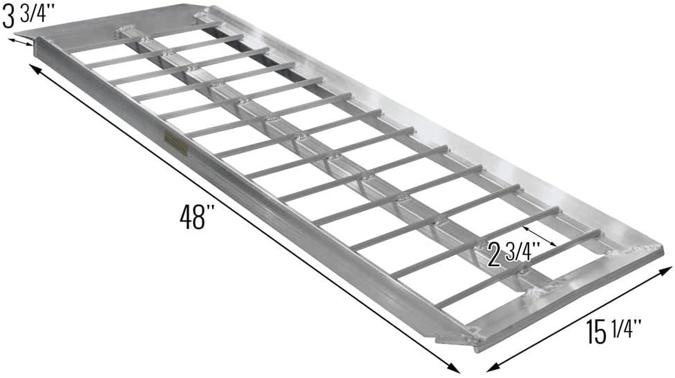 48" x 15" Aluminum Ramps (2,000lb)