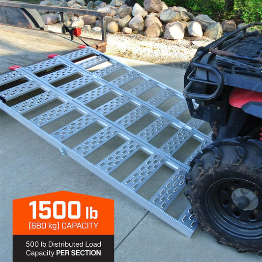 76" x 50" Aluminum Ramps (1,500lbs)